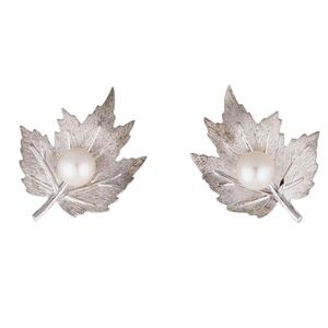 Mikimoto Estate Akoya Pearl Clip Earrings